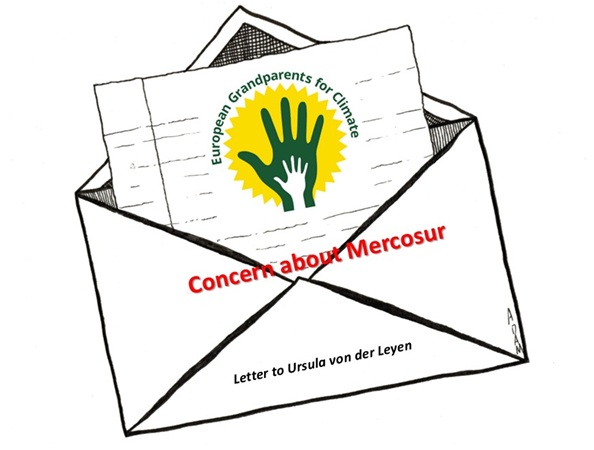 European Grandparents for Climate are concerned about the Mercosur trade agreement.