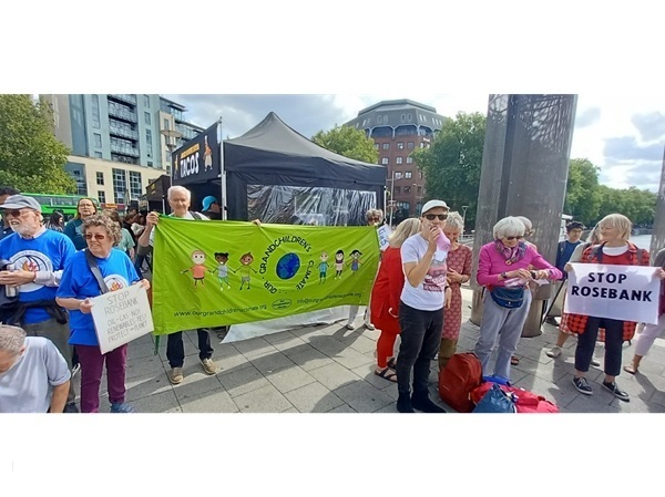 Our Grandchildren’s Climate (UK) against Rosebank oil field in the North Sea