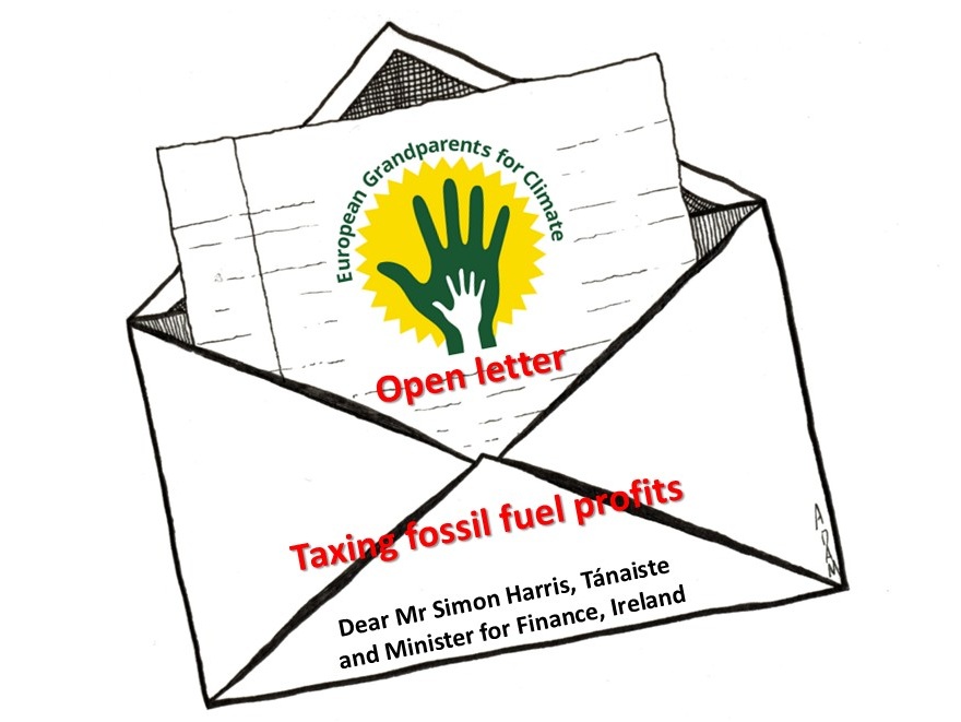 EGC urge to put the taxing of fossil fuel profits on the ECOFIN agenda
